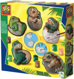 Set creativ mulaj si pictura – Oua de dinozaur