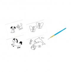 Set creativ de pictat cu apa - Animalute
