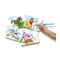 Set creativ de pictat cu apa - Ferma animalelor