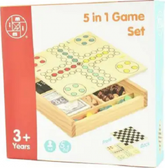 Joc de societate - 5 in 1 Game set