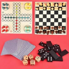 Joc de societate - 5 in 1 Game set