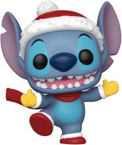 Figurina - Pop! Lilo & Stitch Holiday: Stitch (with Hat)