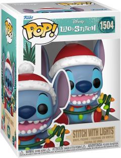 Figurina - Pop! Lilo & Stitch Holiday: Stitch (with Lights)