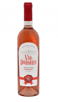 Vin rose - Via Domnului - Merlot, demidulce, 2022