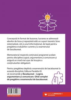 Memorator de logica, argumentare si comunicare pentru liceu
