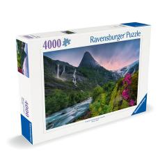Puzzle - Ravensburger - Peisaj montan, 4000 piese
