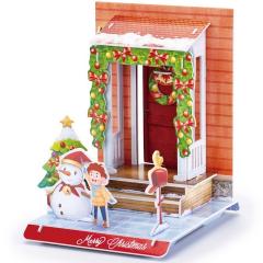 Puzzle 3D 20 piese - Casa de Craciun