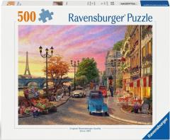 Puzzle 500 piese - O seara in Paris