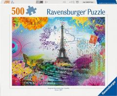 Puzzle - Cartea postala din Paris
