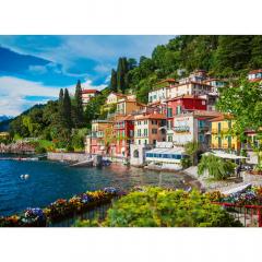 Puzzle - Ravensburger - Lacul Como Italia, 500 piese
