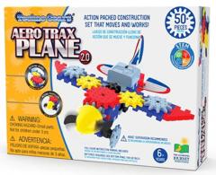 Set de constructie - Techno Gears - Aero Trax Plane, 50 piese