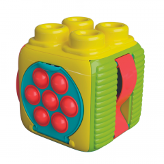 Jucarie bebelusi - Soft Clemmy Touch & Play - Sensory Cube