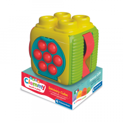 Jucarie bebelusi - Soft Clemmy Touch & Play - Sensory Cube