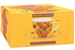 Set cana si farfurie - Van Gogh (doua modele - pret pe bucata)