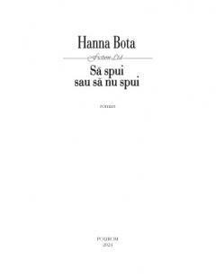 Sa spui sau sa nu spui