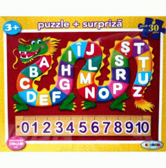 Puzzle 30 de piese - Abc +123