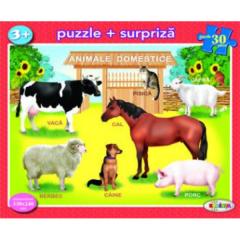 Puzzle - Animale domestice (30 piese)