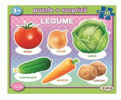 Puzzle 30 de piese - Legume 