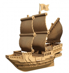 Puzzle 3D - Pirate Ship