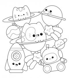 The Super Kawaii Coloring Book