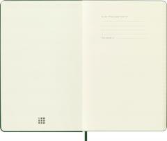 Carnet - Moleskine Festive - Large, Hard Cover, Ruled - Christmas Tree - Green