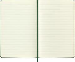 Carnet - Moleskine Festive - Large, Hard Cover, Ruled - Christmas Tree - Green