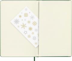 Carnet - Moleskine Festive - Large, Hard Cover, Ruled - Christmas Tree - Green