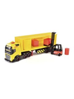 Jucarie - Camion - Volvo DHL si Stivuitor cu sunete si lumini