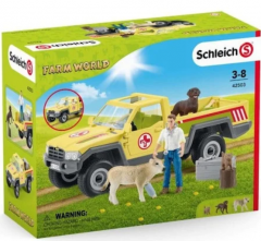 Figurine - Schleich - Veterinar in vizita la ferma