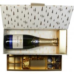 Cutie cadou - Matin d'hiver - Sampanie si ciocolata