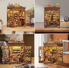 Puzzle 3D 146 piese - Cotor de carte Fantasy Plant Shop