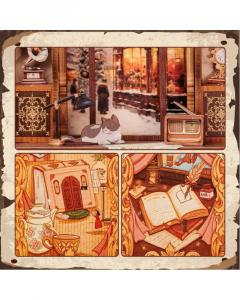 Puzzle 3D 137 piese - Cotor de carte - Bookshop Memories