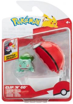 Figurina - Pokemon Clip 'N' Go - Bulbasaur with Poke Ball
