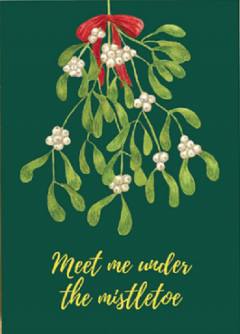 Felicitare de  Craciun Romantica - Vasc