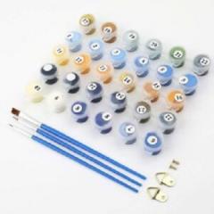 Set pictura pe numere -  Buchet de hortensii