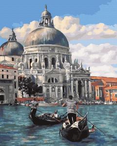 Set pictura pe numere -  Plimbare cu gondola