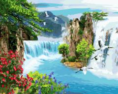 Set pictura pe numere -  Cascada