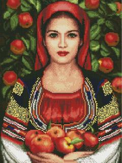 Set goblen cu diamante - Costum popular