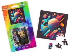 Puzzle mic din lemn - Abstract - Dream Galaxy