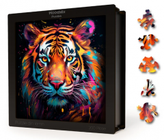 Puzzle din lemn - Animale - Tigru 1