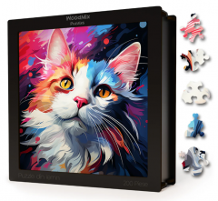 Puzzle din lemn - Pisici - Turkish Van 4