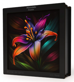 Puzzle din lemn - Flori - Rain Lily