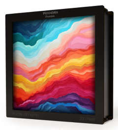 Puzzle din lemn - Gradient - Electric Fusion