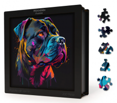 Puzzle din lemn - Caini - Cane Corso 1