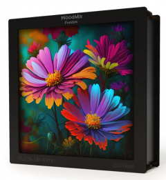 Puzzle din lemn - Flori - Mexican Aster
