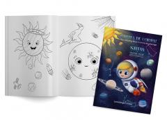 Stefan si Sistemul Solar. Cartea de colorat