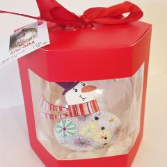 Glob Craciun - Om de Zapada transparent