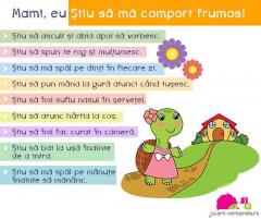 Stiu sa ma comport frumos