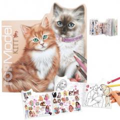 Carte de colorat Top Model - Kitty
