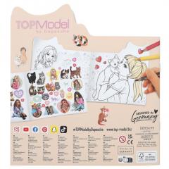 Carte de colorat Top Model - Kitty